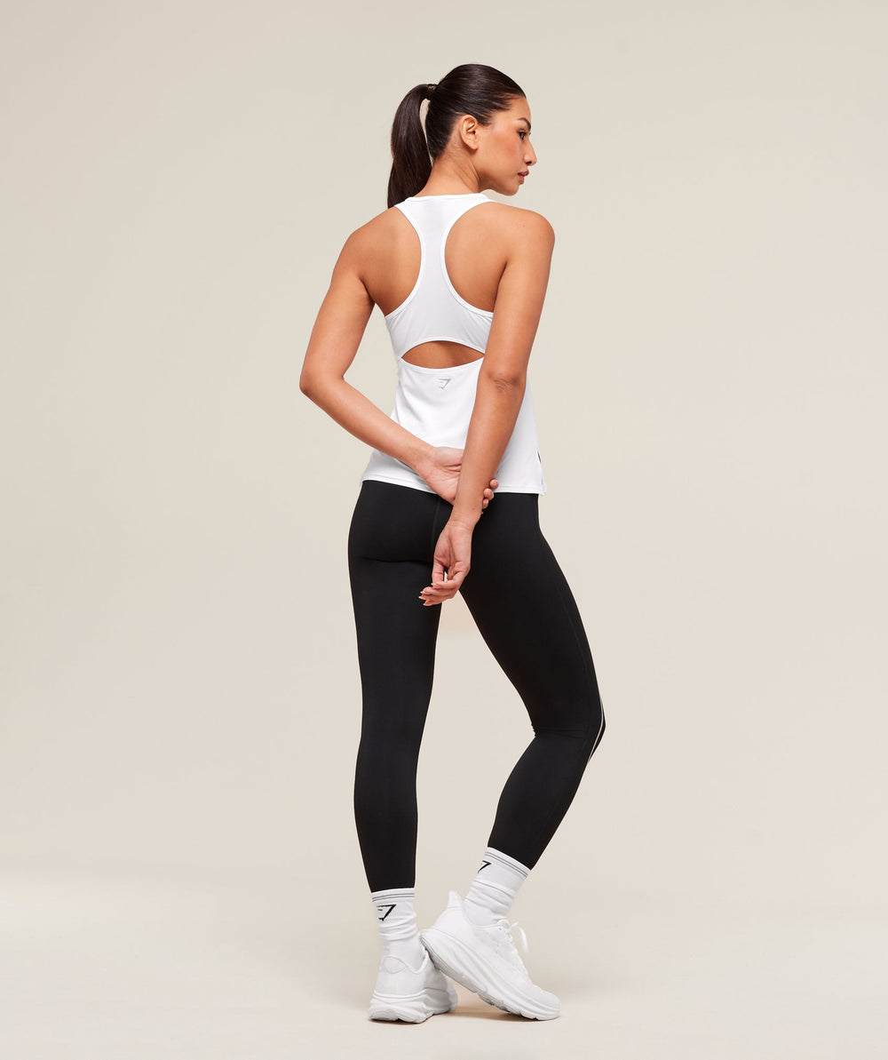Running Back Vent Tank - White
