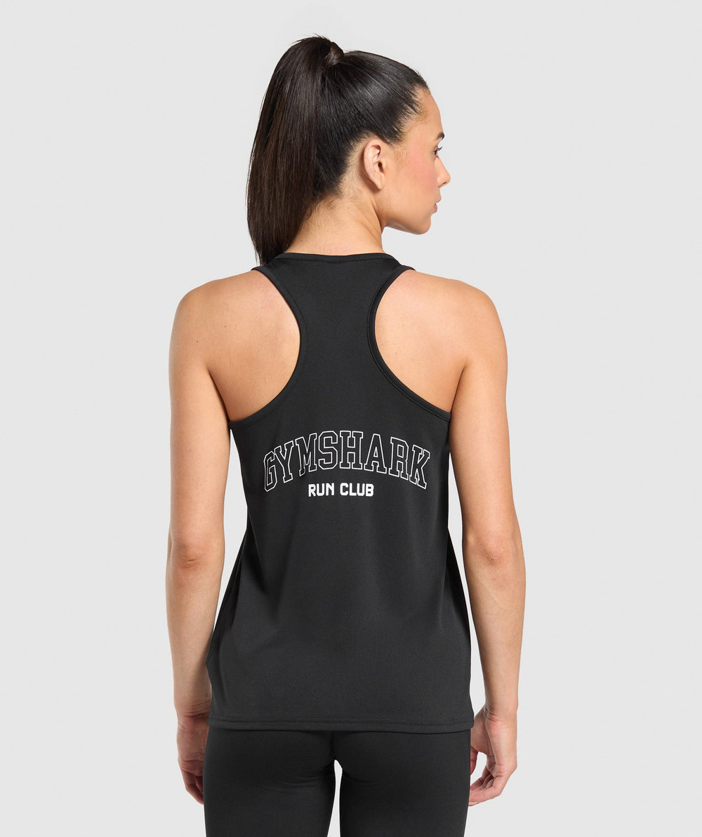Run Club Graphic Tank - Black