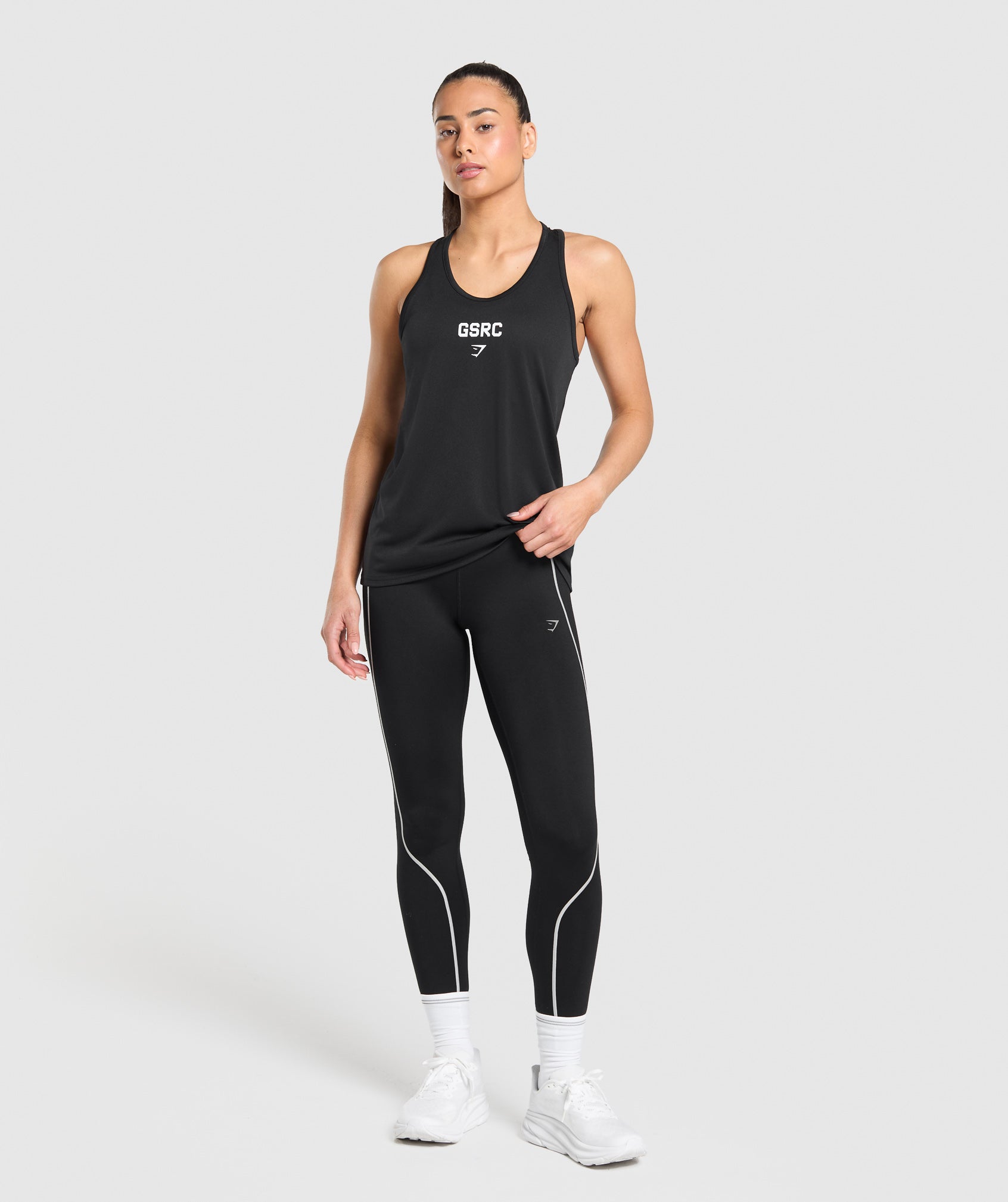 Run Club Graphic Tank - Black