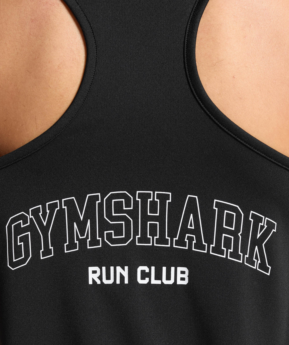 Run Club Graphic Tank - Black