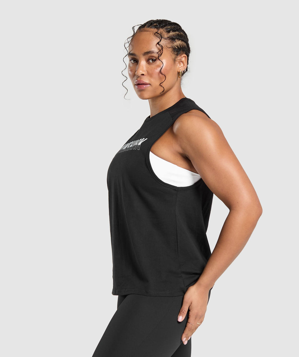 Fraction Tank - Black/White