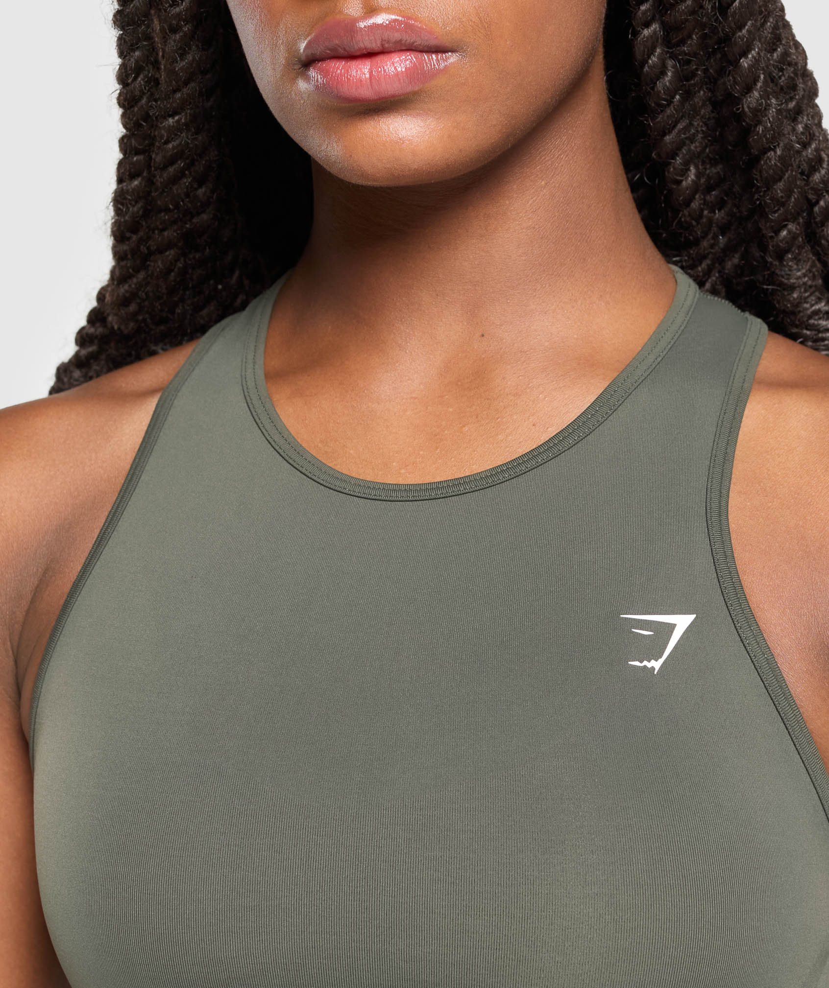 Everyday Seamless Tight Fit Tank - Strength Green