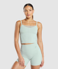Elevate Mesh Tank With Shelf - Morning Blue