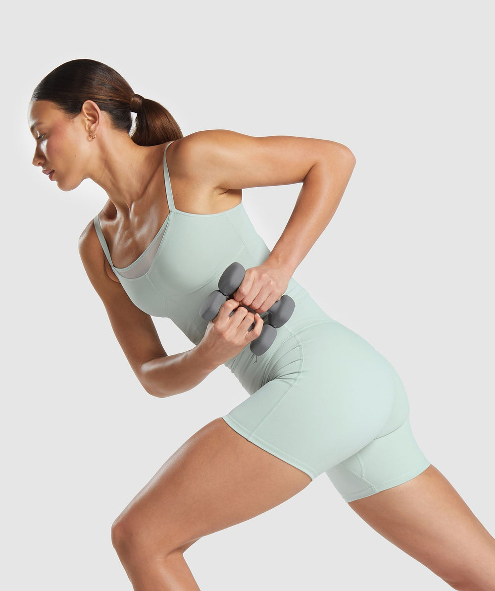 Elevate Mesh Tank With Shelf - Morning Blue