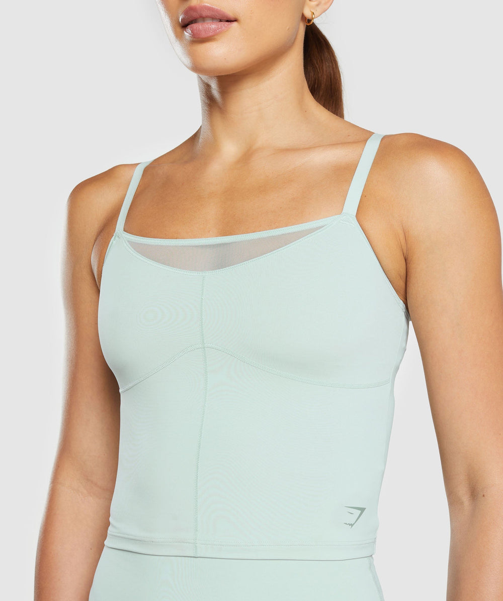Elevate Mesh Tank With Shelf - Morning Blue