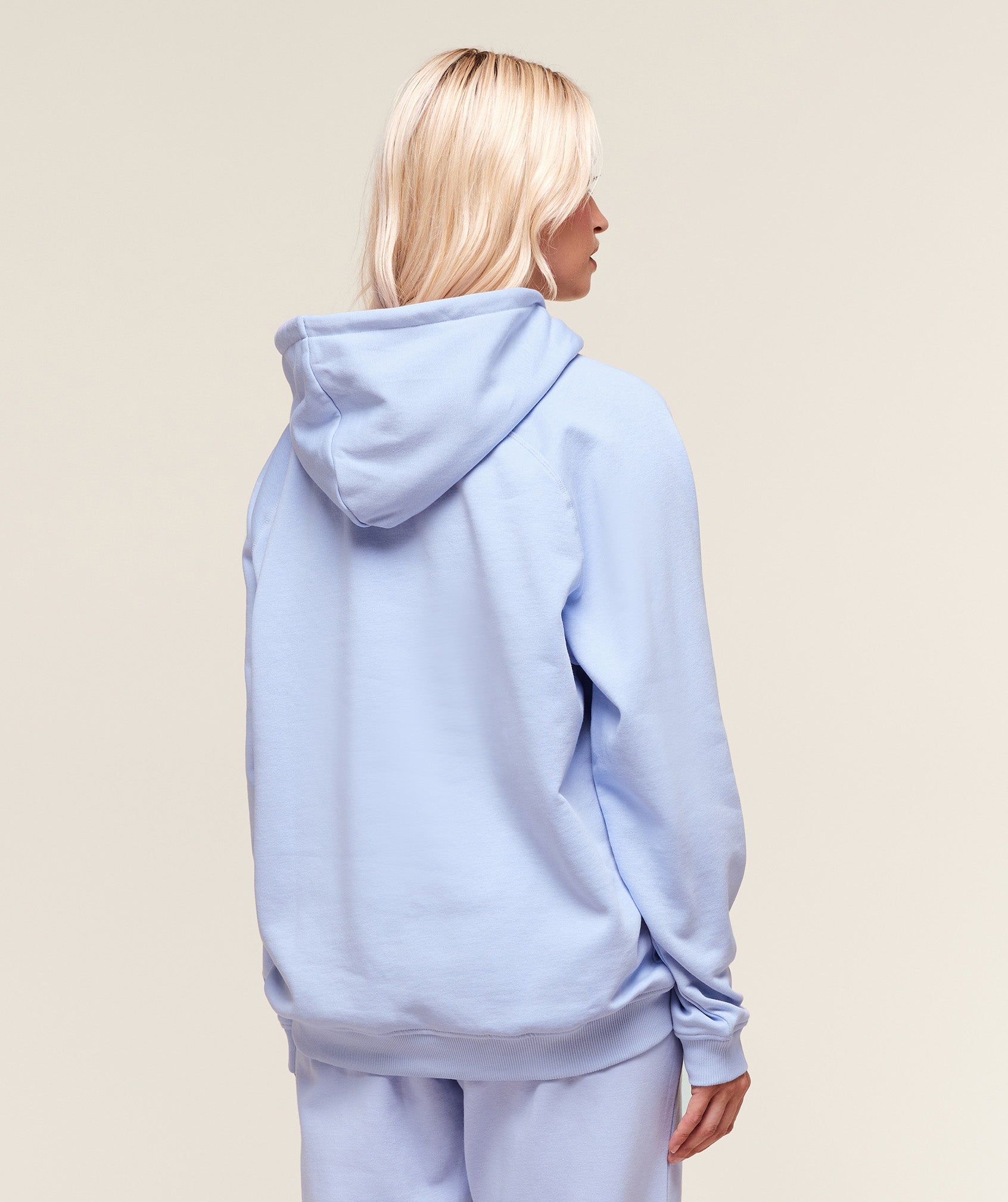 Training Oversized Fleece Hoodie - Peri Blue