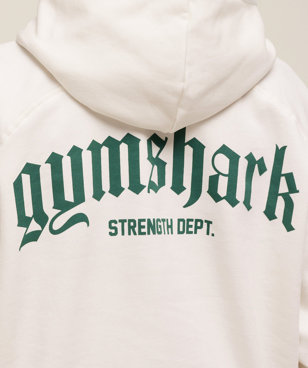 Strength Department Oversized Hoodie - Soft White