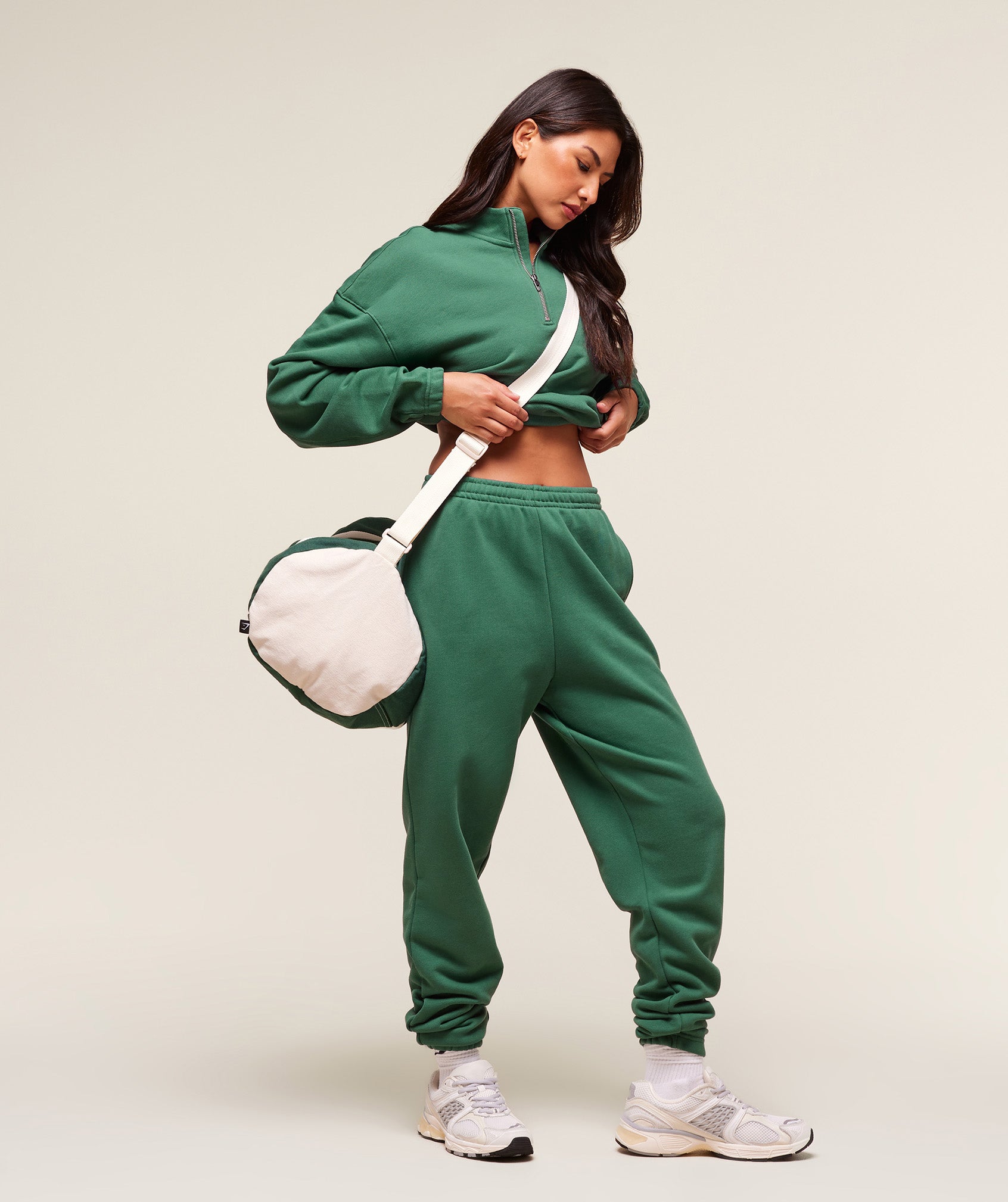 Rest Day Sweats 2.0 1/4 Zip Pullover - Lift Green