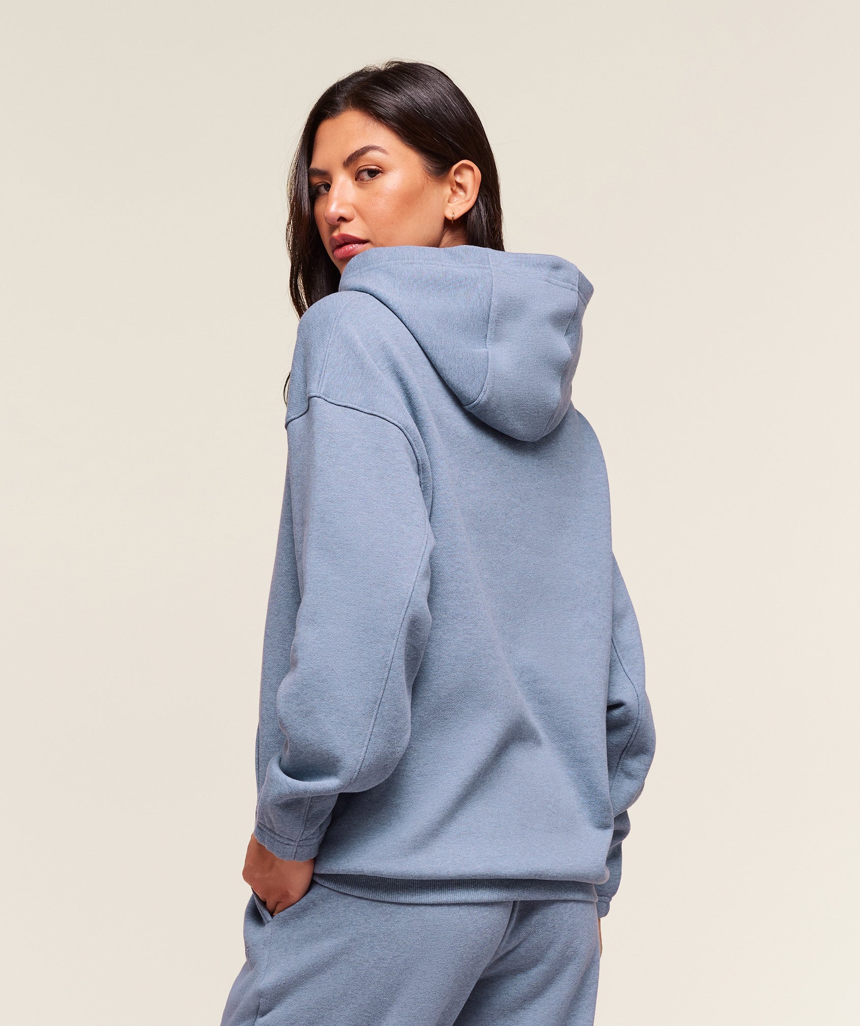 Rest Day Sweats 2.0 Oversized Hoodie - Bros Worn Blue Marl