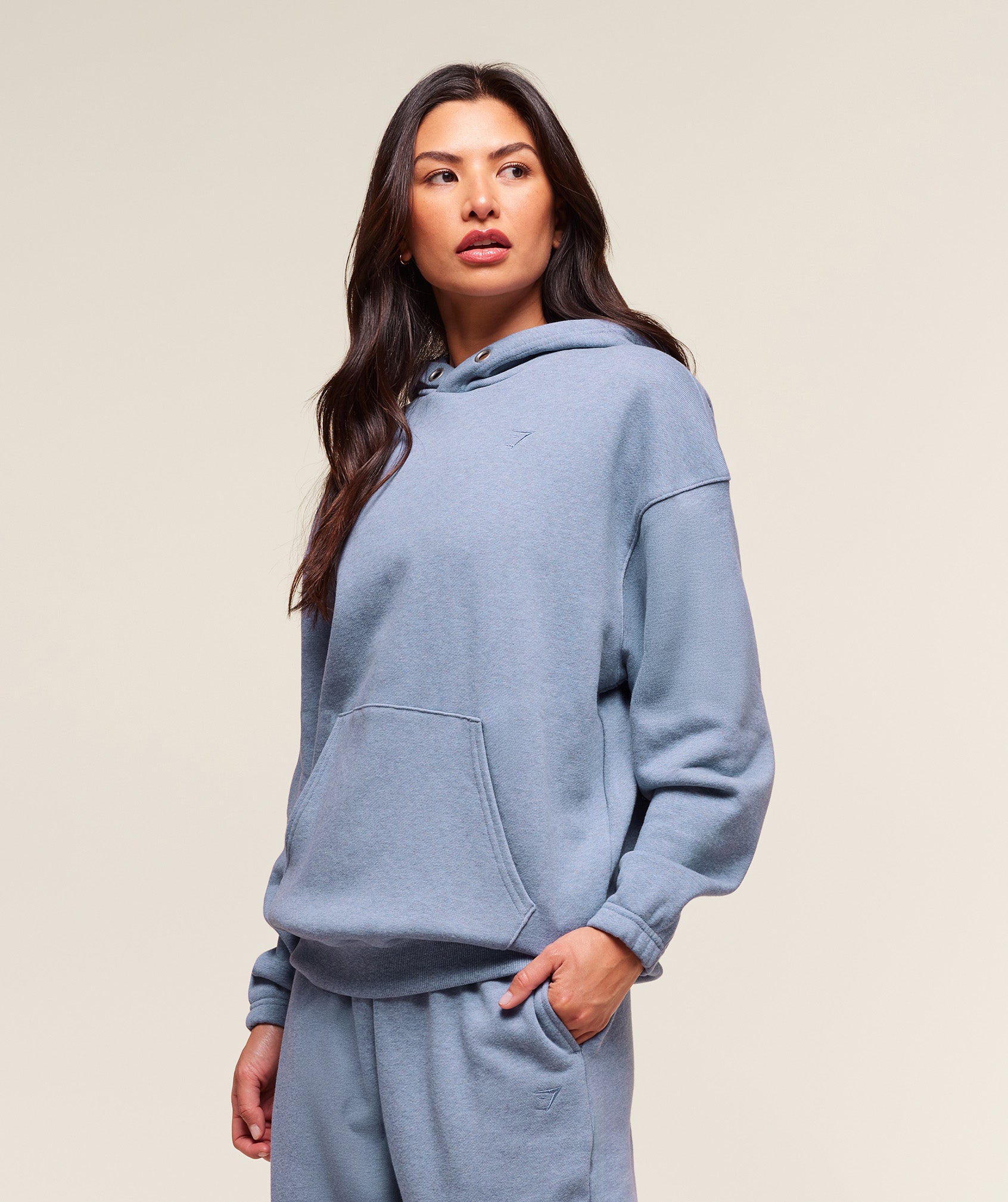 Rest Day Sweats 2.0 Oversized Hoodie - Bros Worn Blue Marl