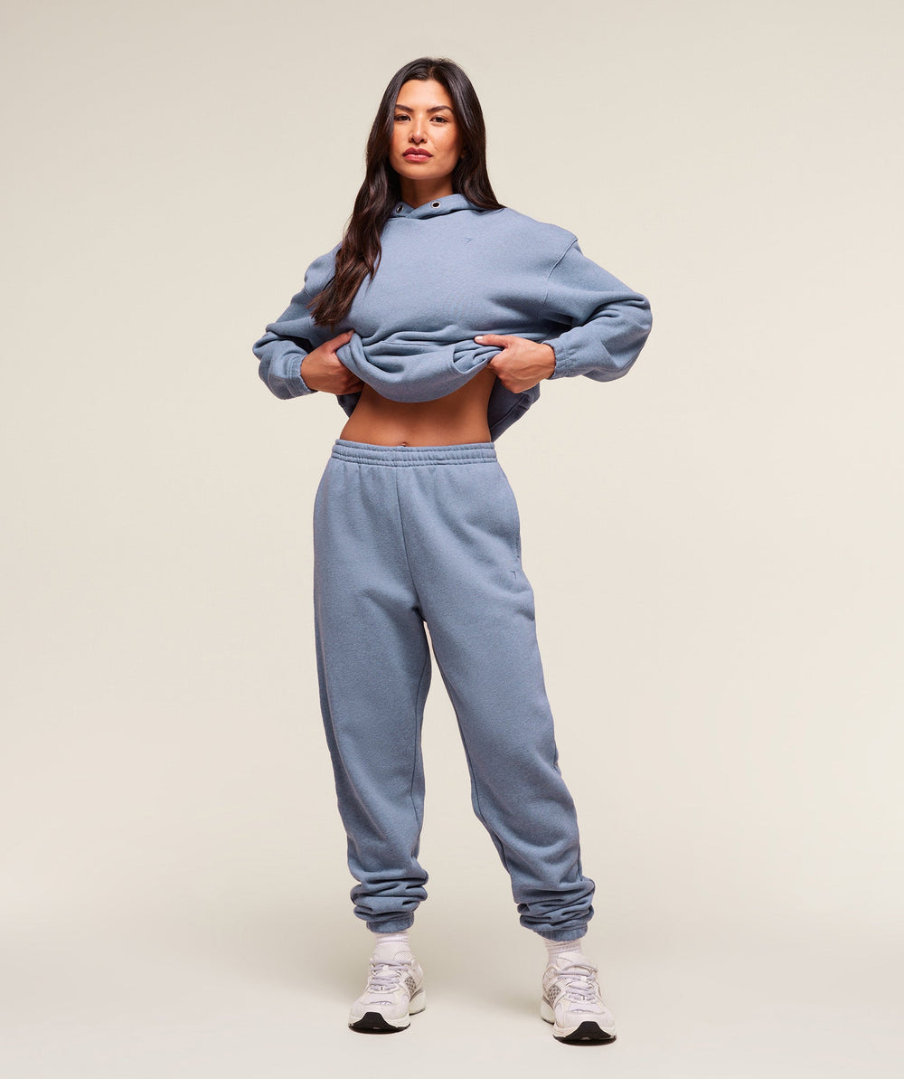 Rest Day Sweats 2.0 Oversized Hoodie - Bros Worn Blue Marl