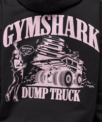 Dump Truck Graphic Hoodie - Black