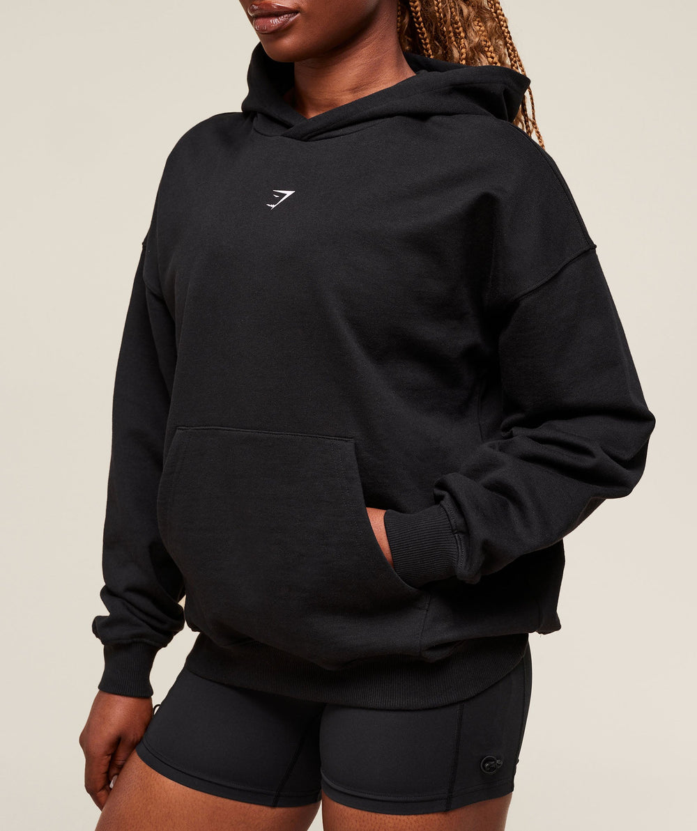 Dump Truck Graphic Hoodie - Black