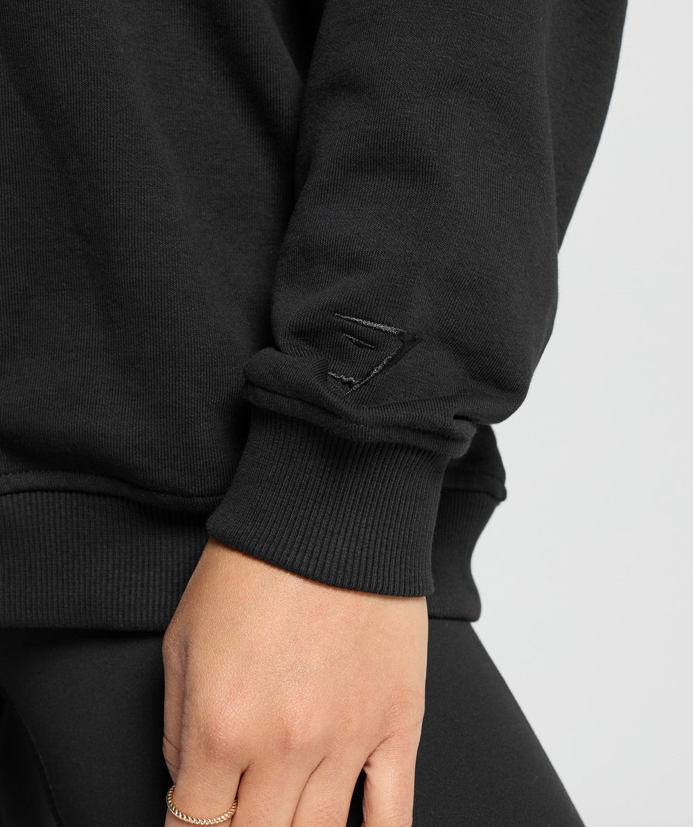 Block Oversized Hoodie - Black