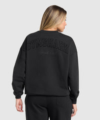 Campus Classics Graphic Sweatshirt - Black