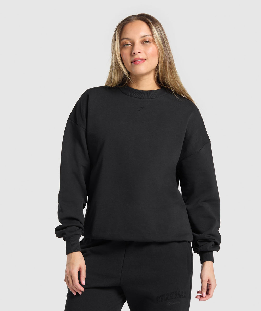 Campus Classics Graphic Sweatshirt - Black
