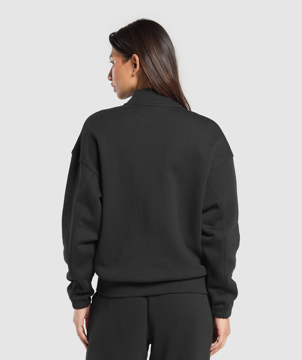 Rest Day Sweats 2.0 1/4 Zip Pullover - Black