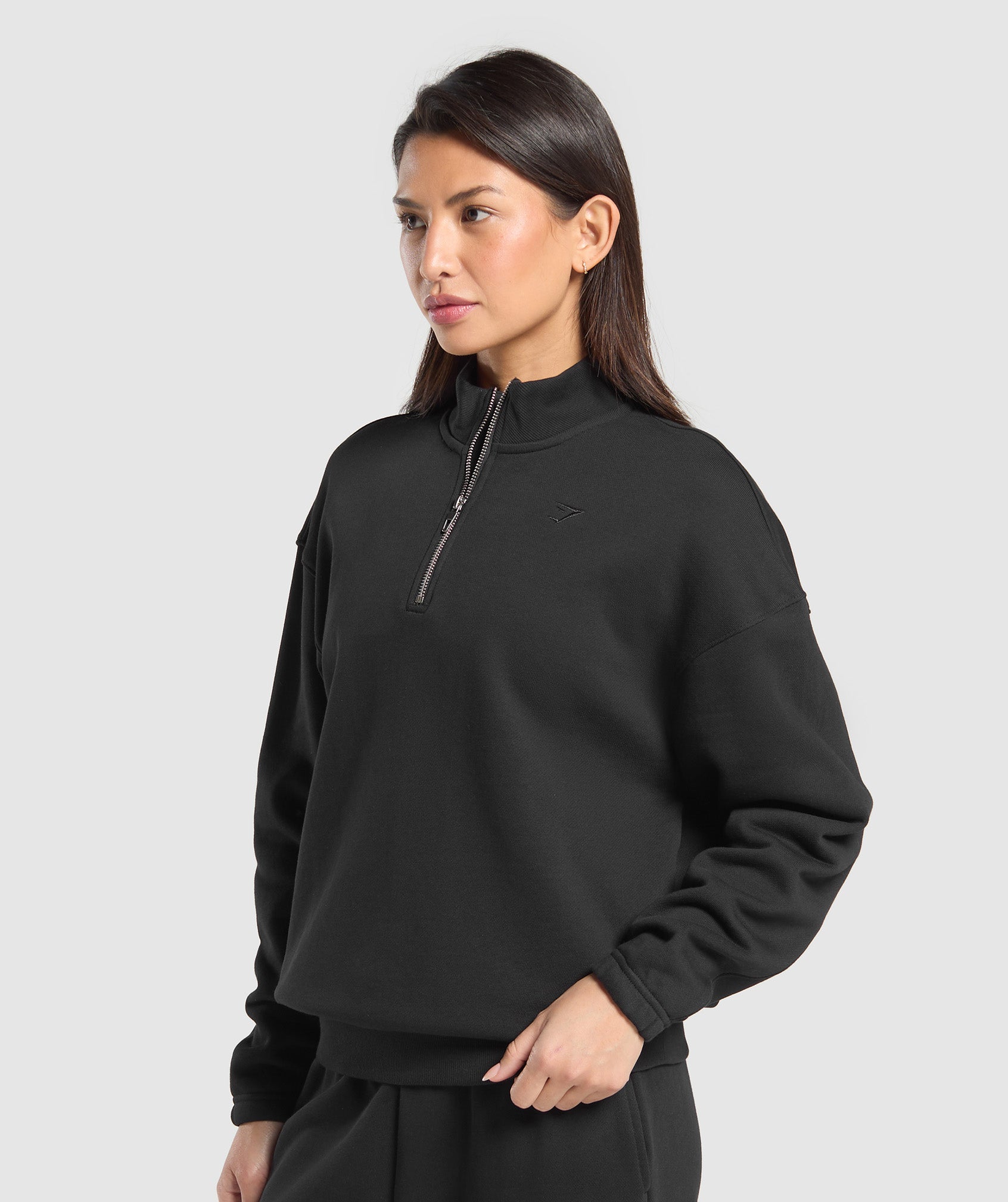 Rest Day Sweats 2.0 1/4 Zip Pullover - Black