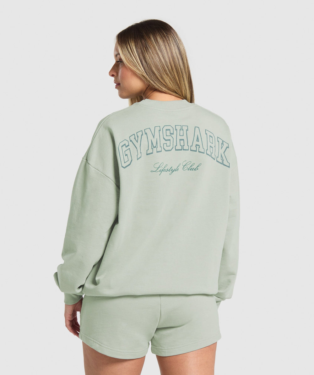Campus Classics Graphic Sweatshirt - Stone Grey