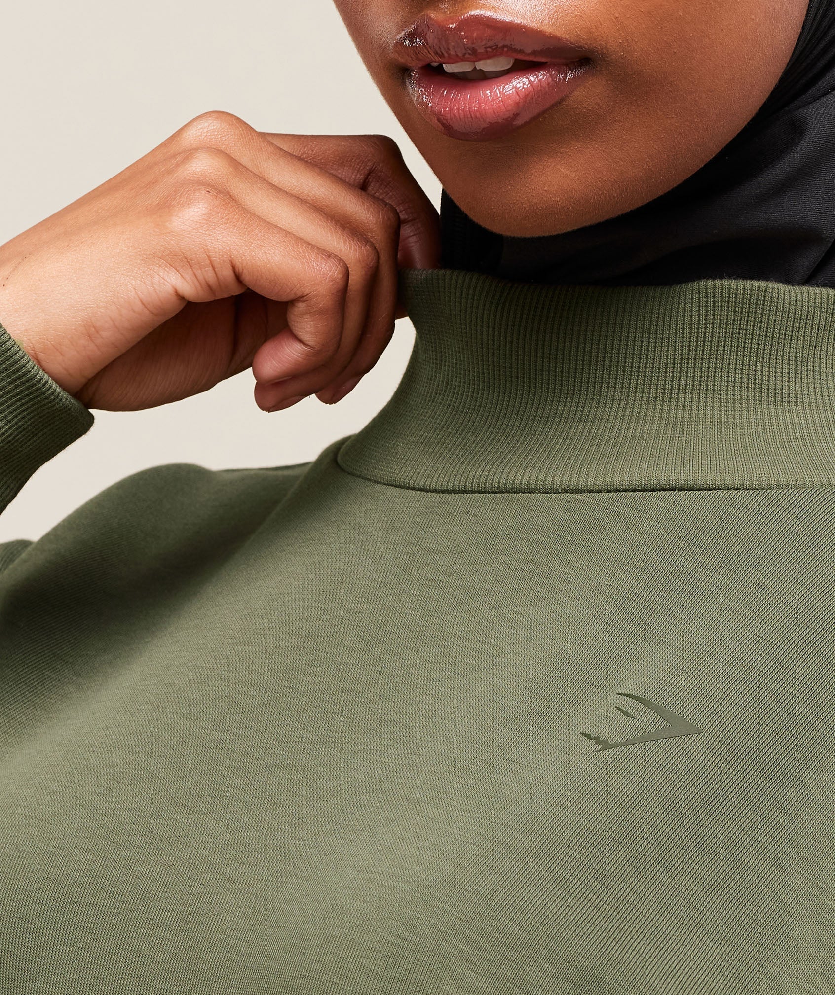 Covered Pullover - Core Olive