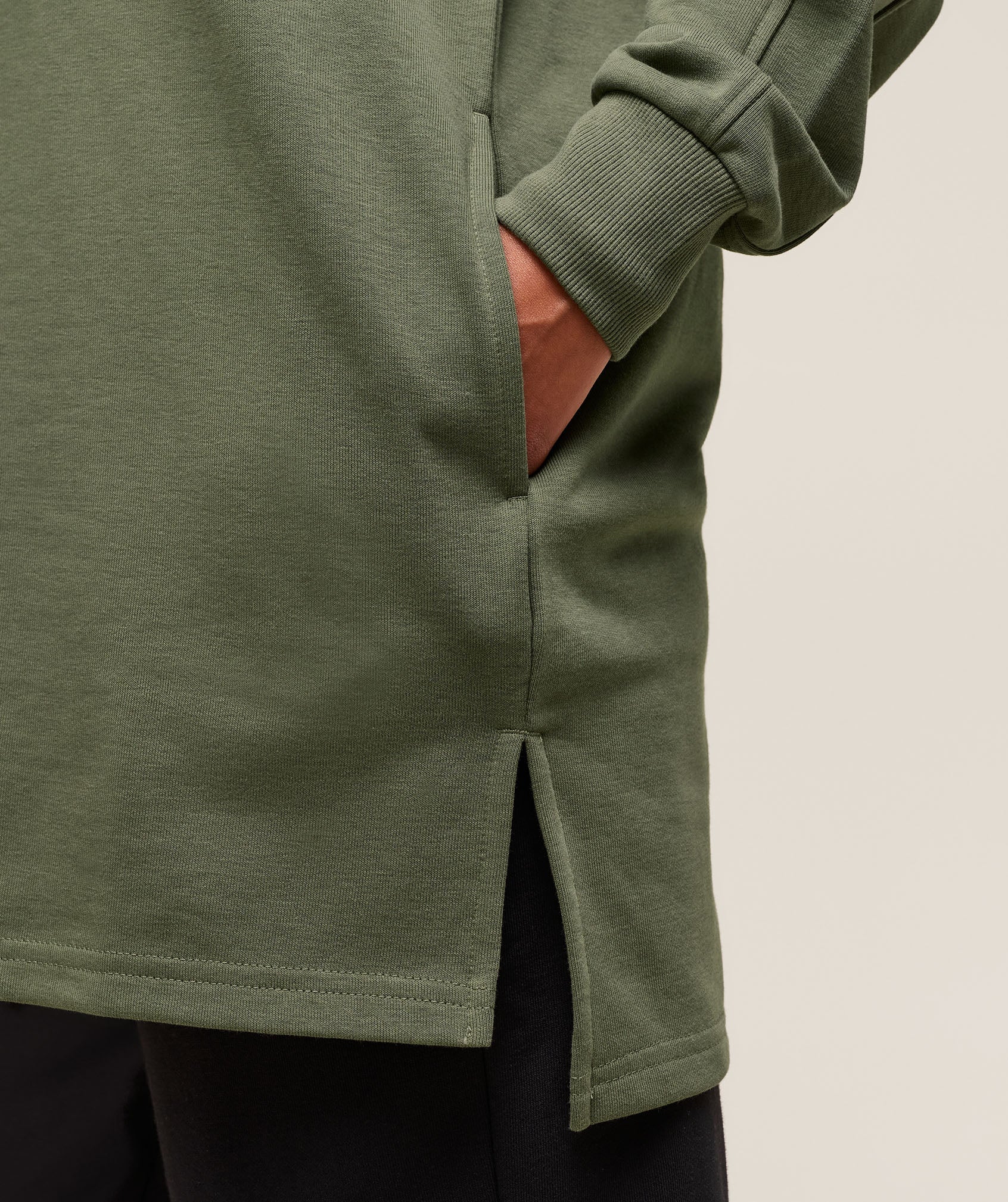 Covered Pullover - Core Olive