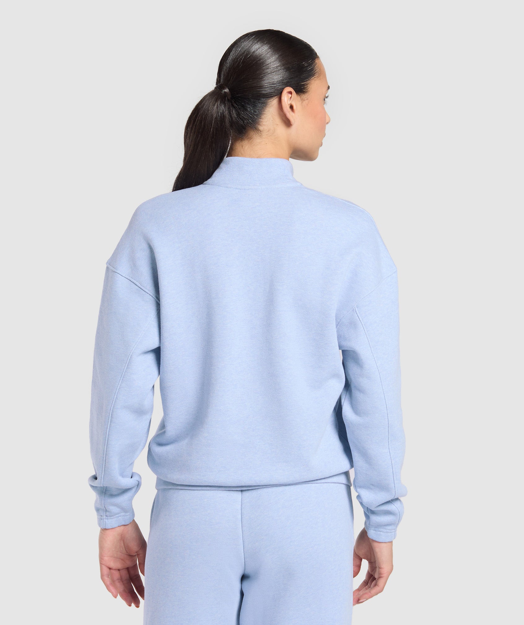 Rest Day Sweats 2.0 1/4 Zip Pullover - Blue Marl