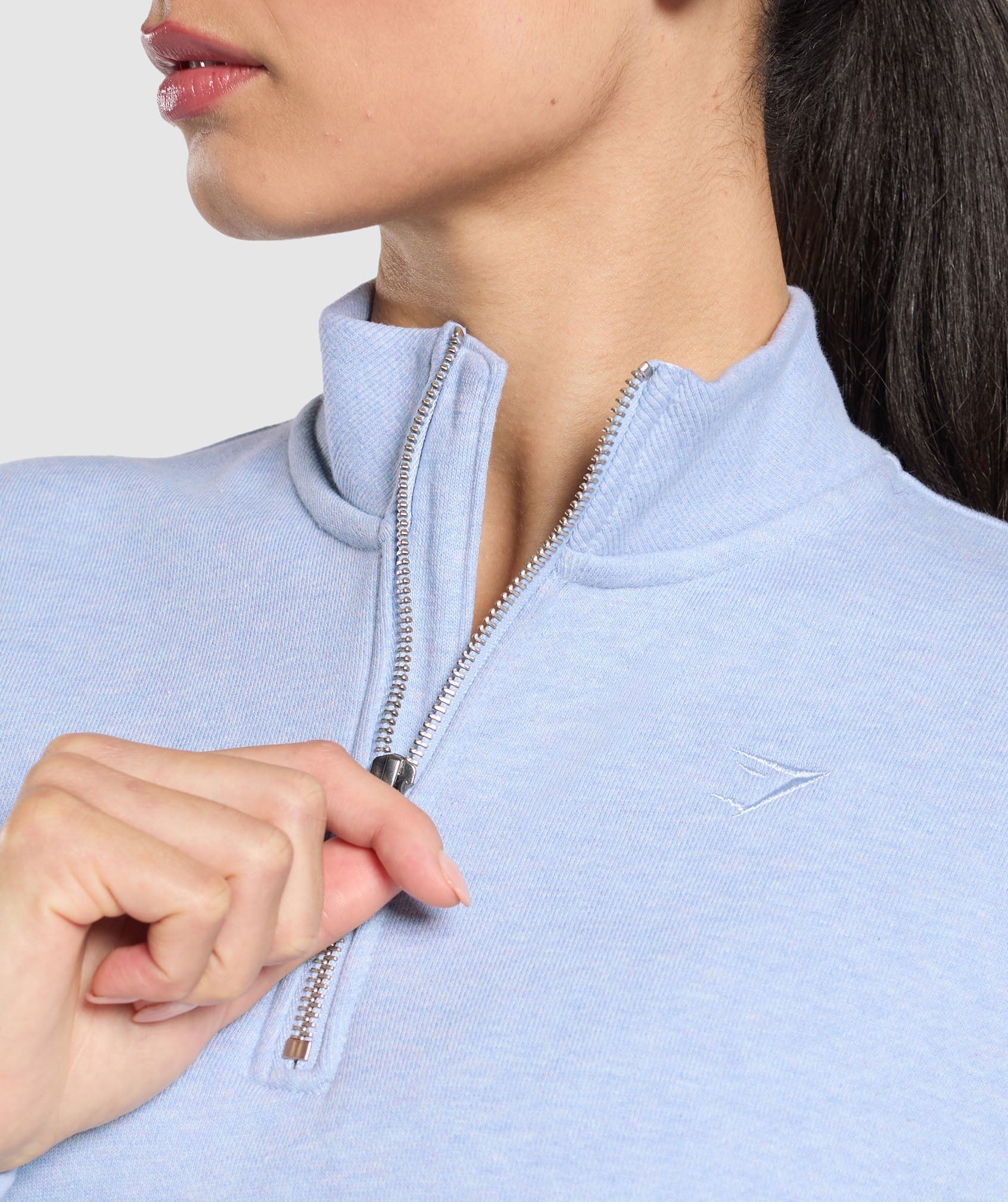 Rest Day Sweats 2.0 1/4 Zip Pullover - Blue Marl