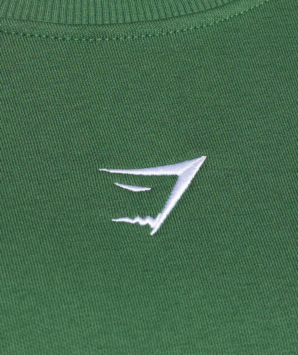 Training Oversized Fleece Sweatshirt - Classic Green