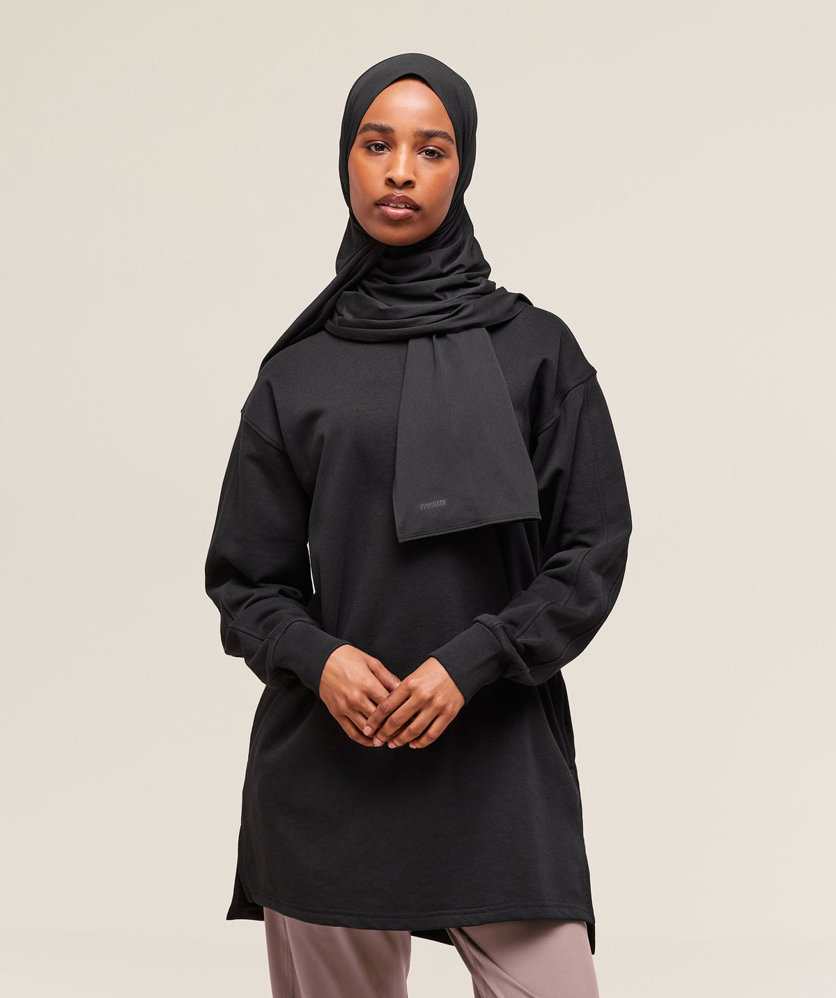 Covered Pullover - Black