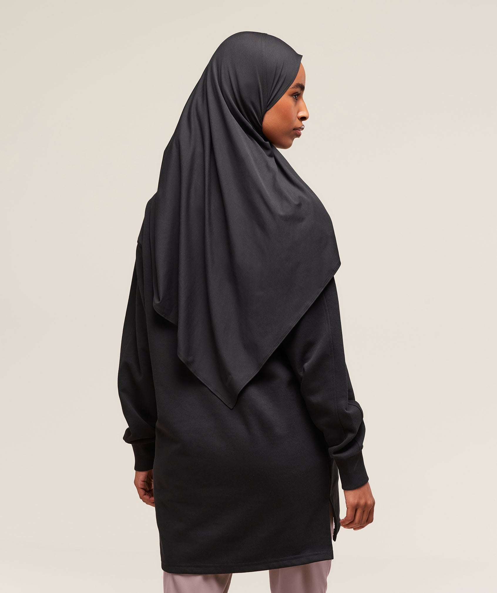 Covered Pullover - Black
