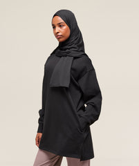 Covered Pullover - Black