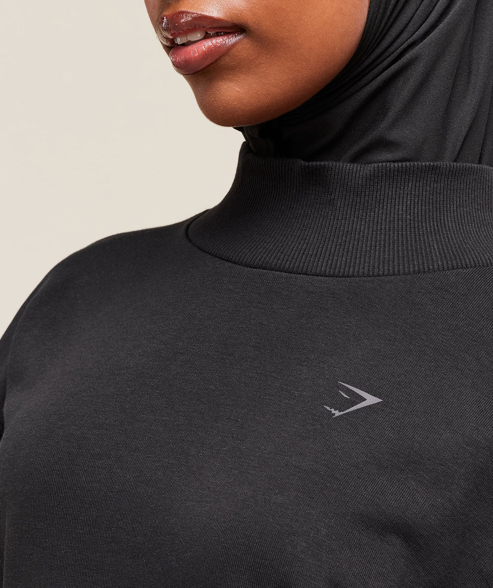 Covered Pullover - Black