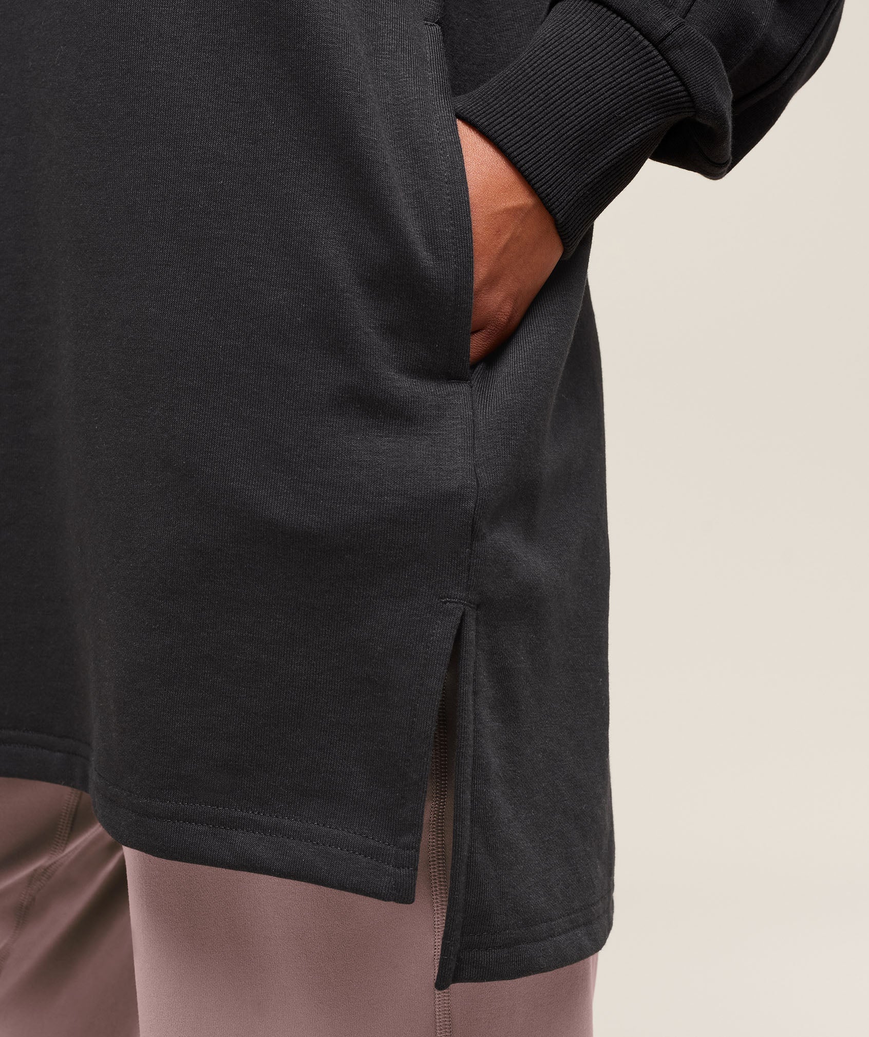 Covered Pullover - Black