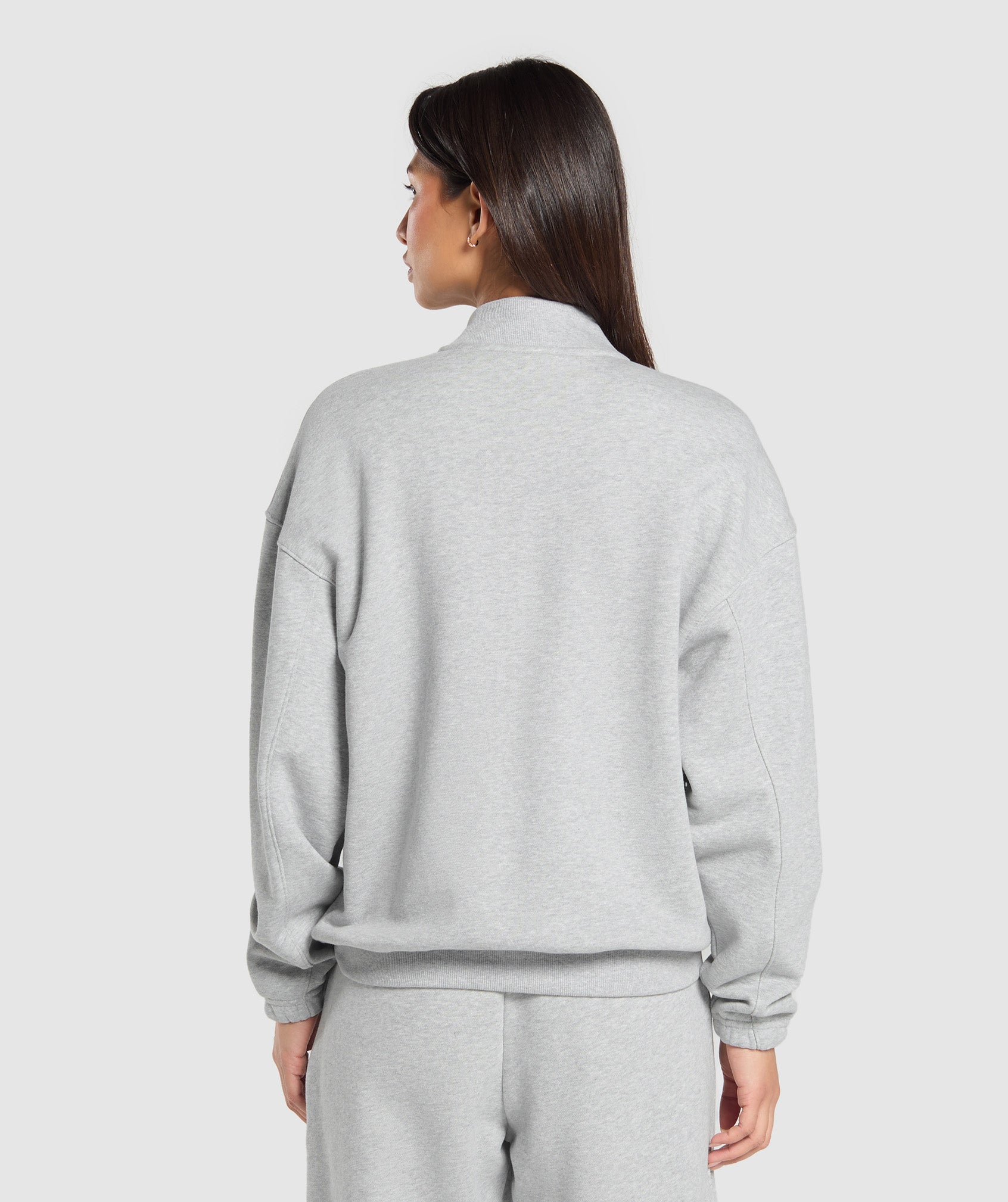 Rest Day Sweats 2.0 1/4 Zip Pullover - Light Grey Core Marl