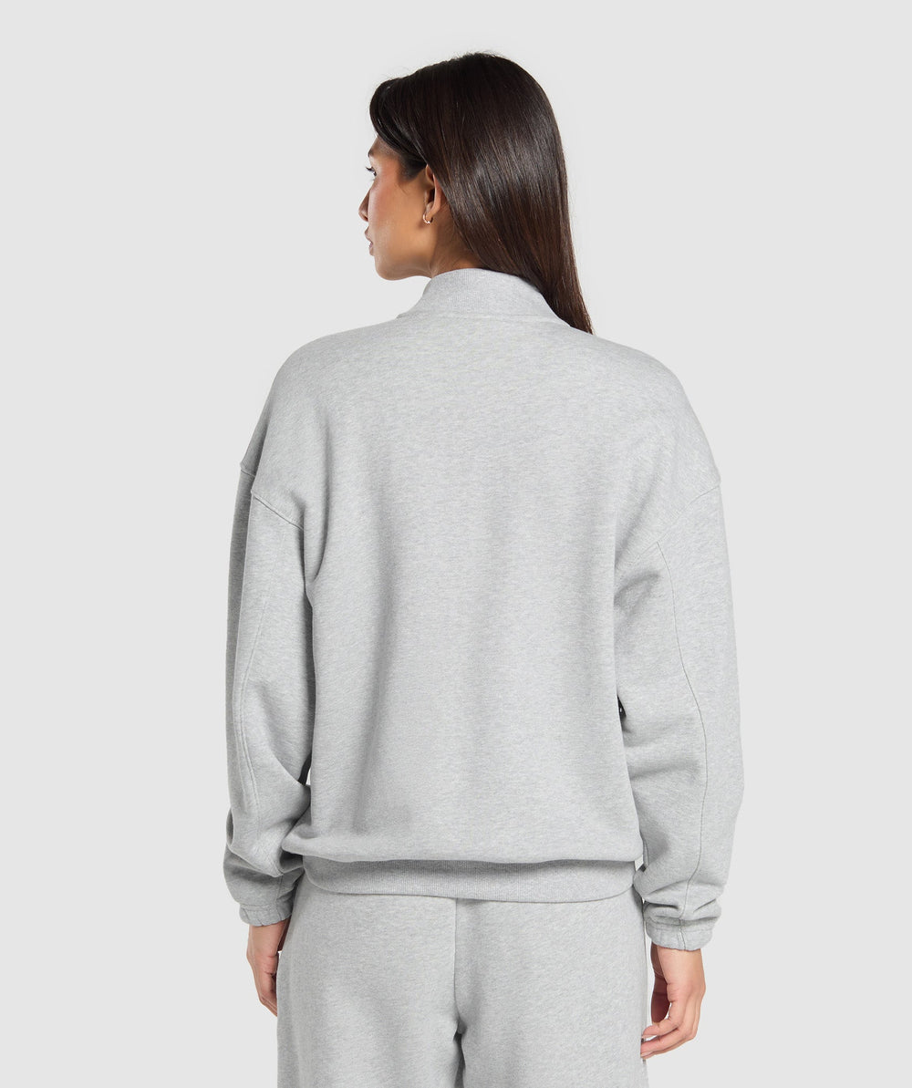 Rest Day Sweats 2.0 1/4 Zip Pullover - Light Grey Core Marl