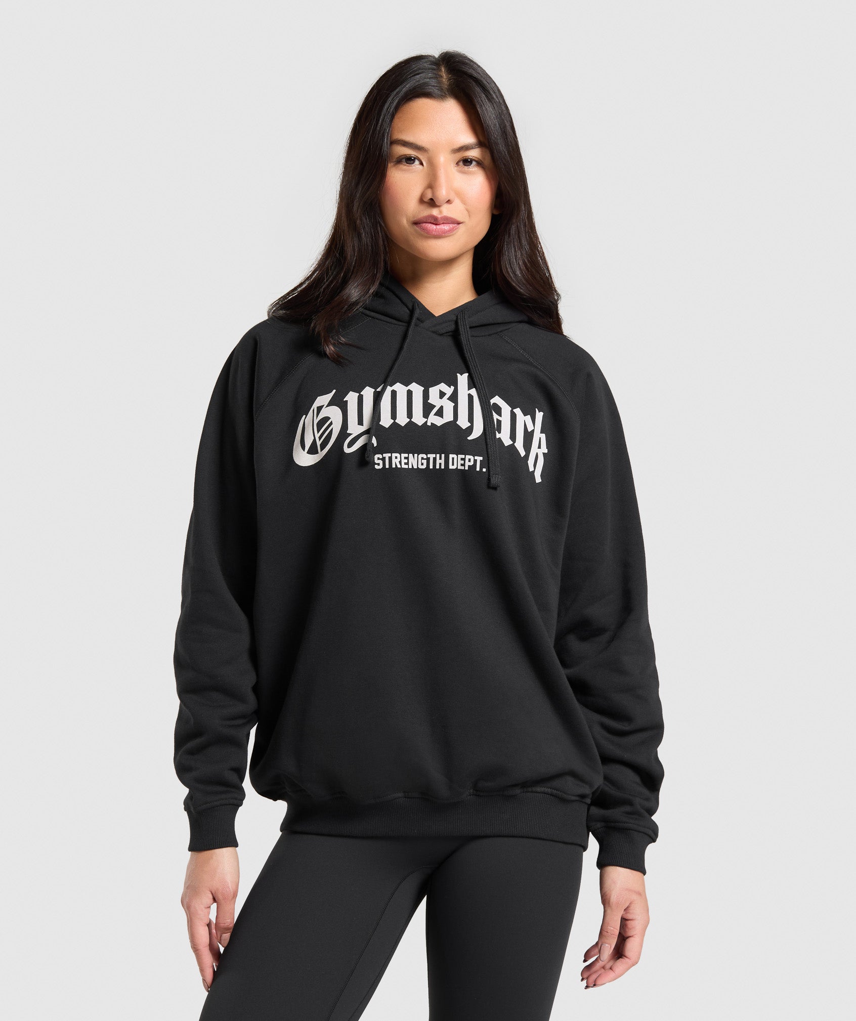 Strength Department Graphic Hoodie - Black