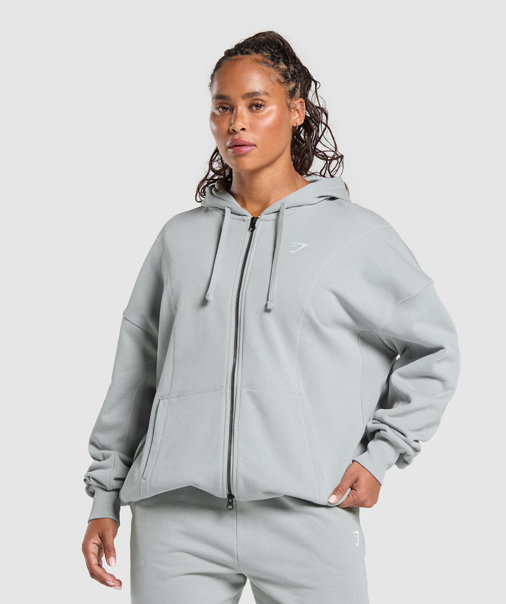 Power Hoodie - Silver Grey