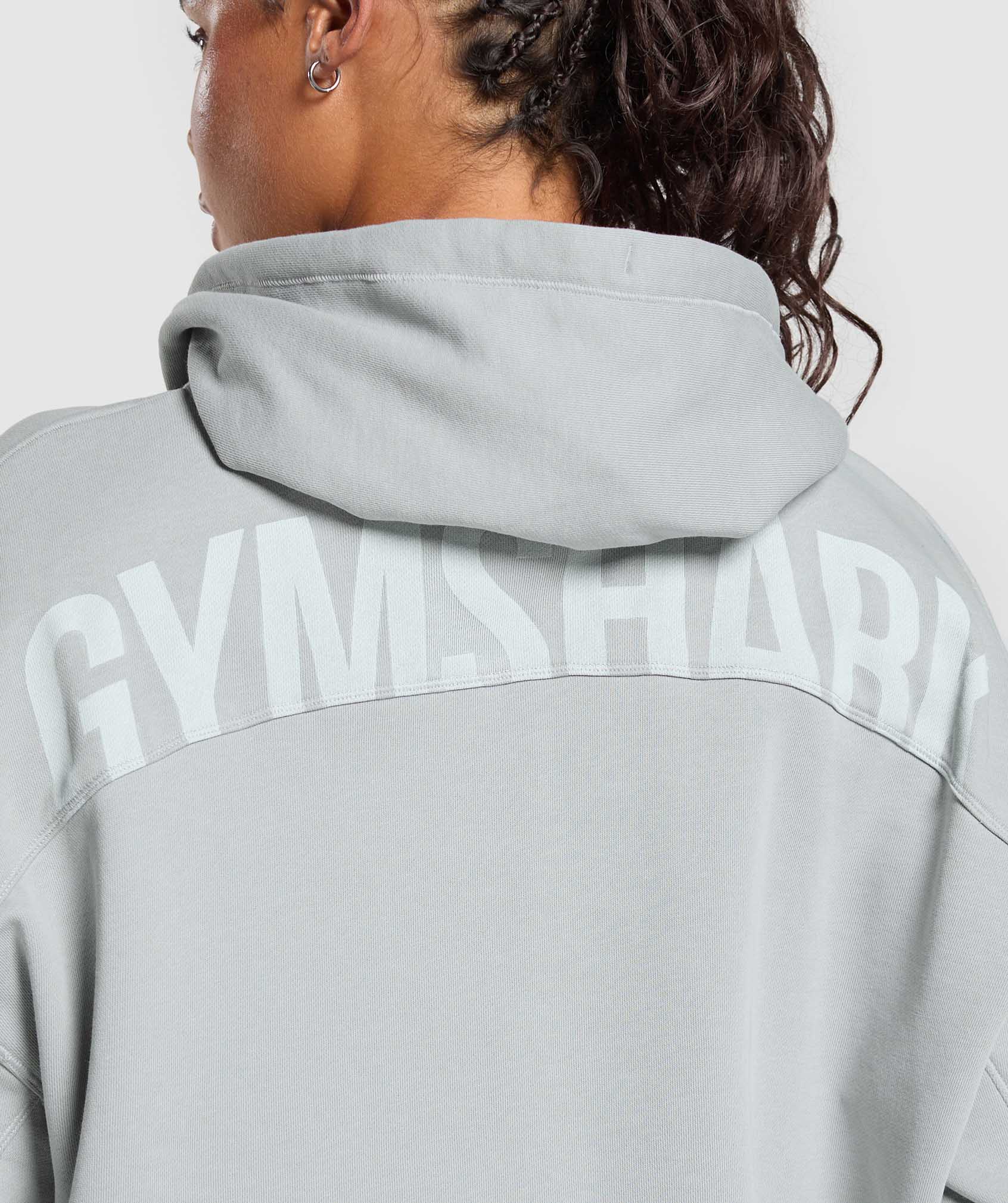 Power Hoodie - Silver Grey