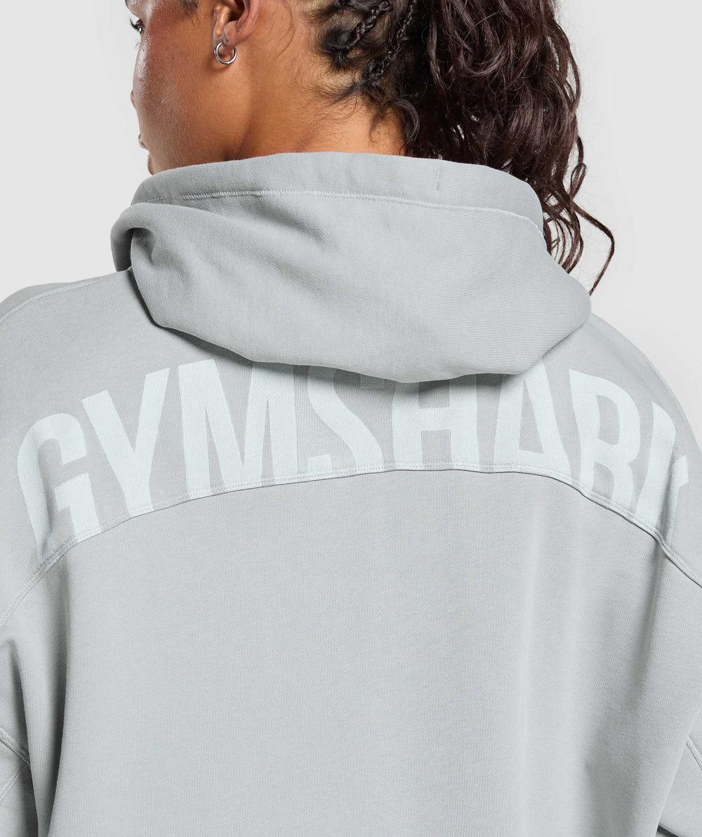 Power Hoodie - Silver Grey
