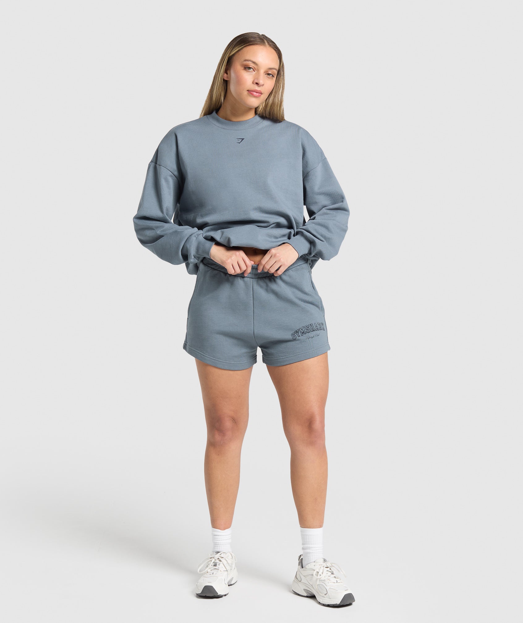 Campus Classics Graphic Sweatshirt - Iron Blue