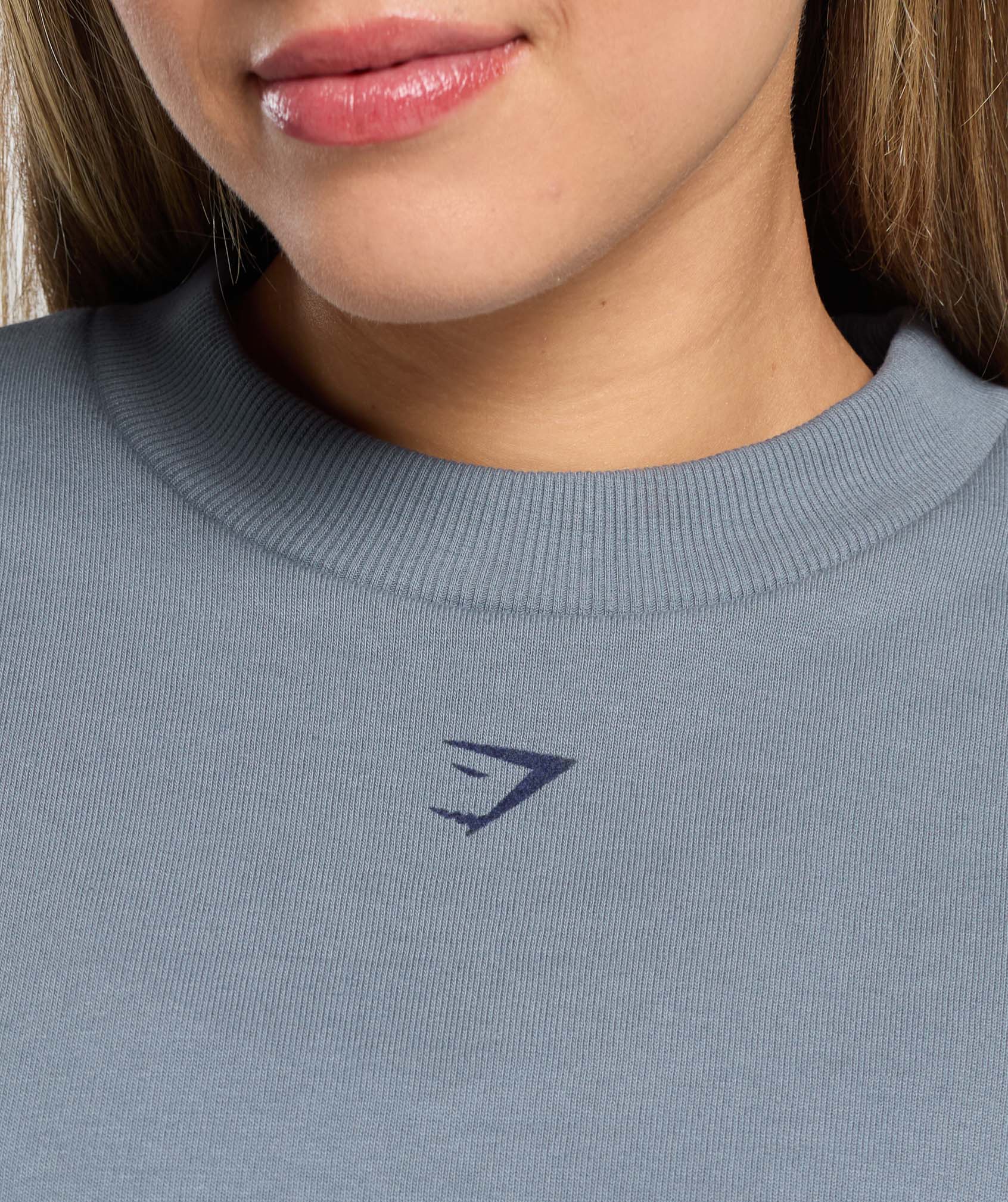 Campus Classics Graphic Sweatshirt - Iron Blue