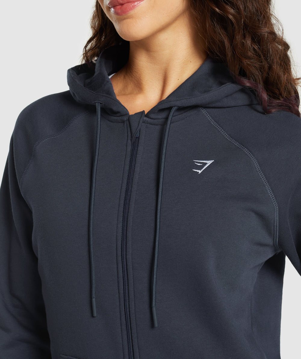 Training Fleece Zip Hoodie - Heavy Blue