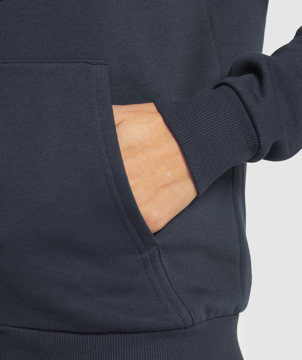 Training Fleece Zip Hoodie - Heavy Blue