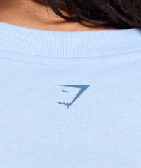 Graphic Illustration Pullover - Gentle Blue