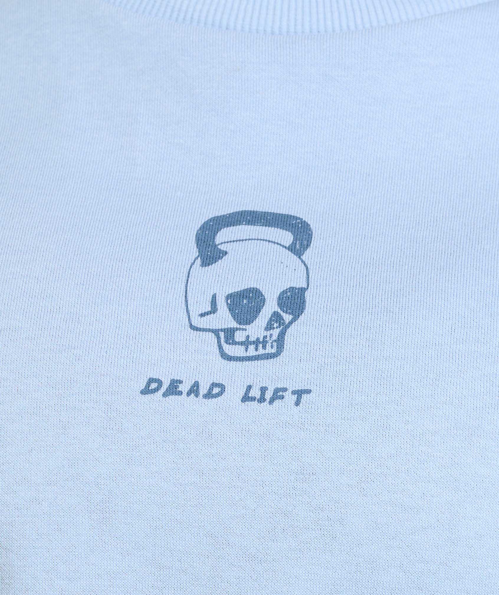 Graphic Illustration Pullover - Gentle Blue