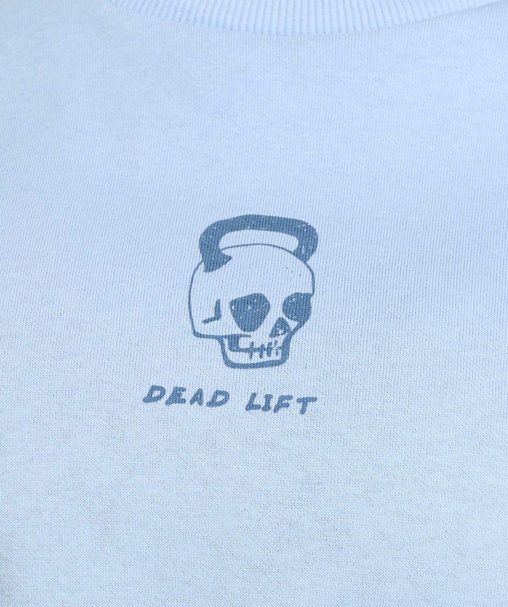 Graphic Illustration Pullover - Gentle Blue