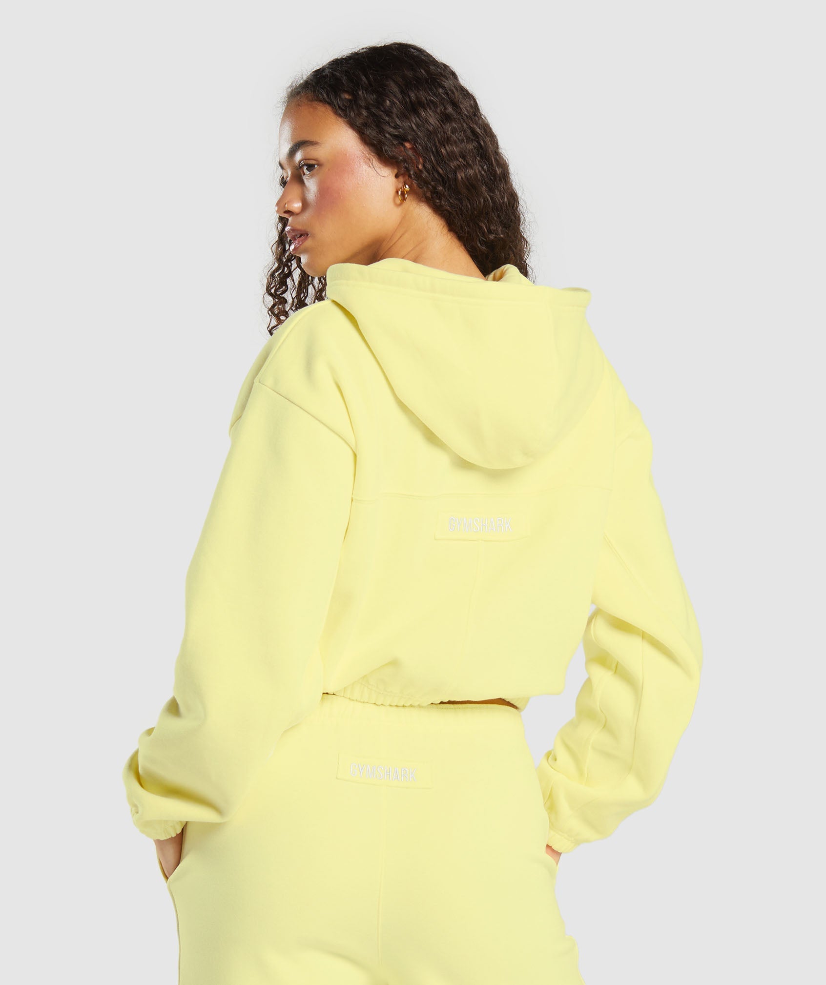 Fleece Zip Hoodie - Refresh Yellow