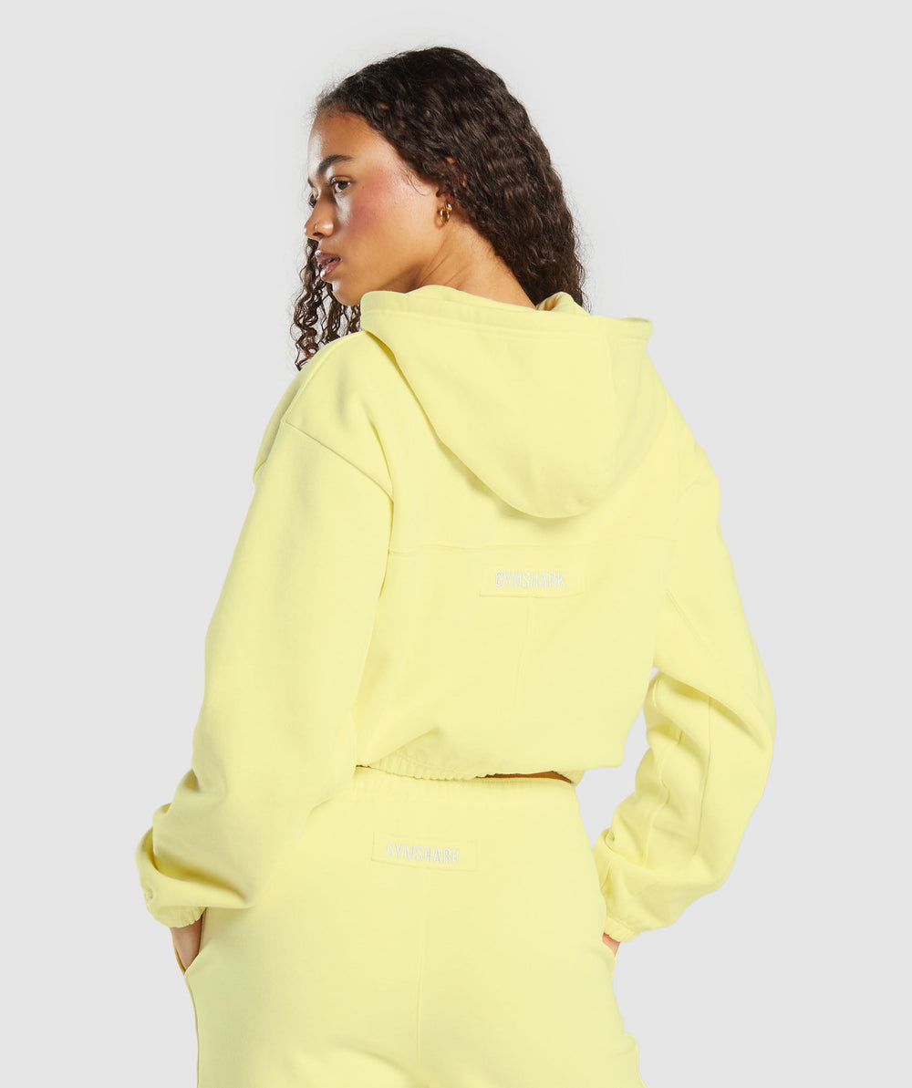 Fleece Zip Hoodie - Refresh Yellow