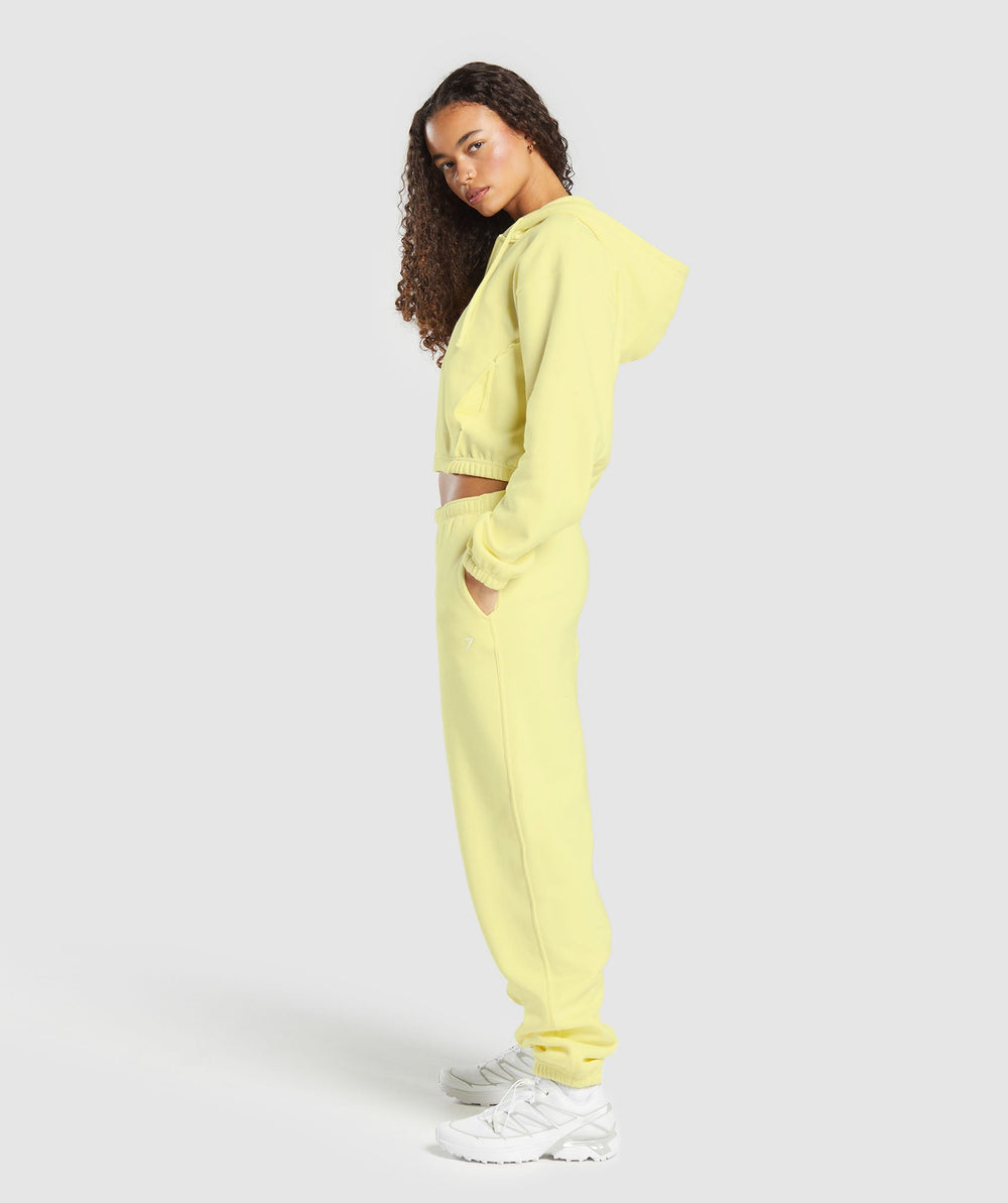 Fleece Zip Hoodie - Refresh Yellow