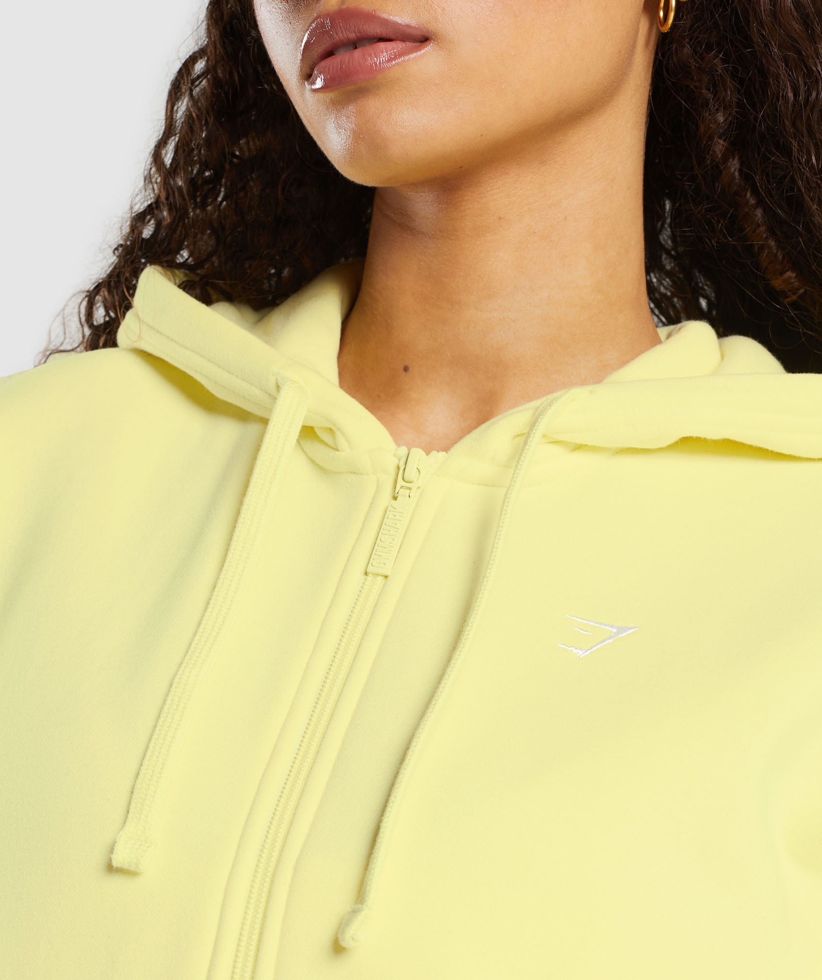 Fleece Zip Hoodie - Refresh Yellow